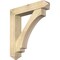 Ekena Millwork Imperial Arts and Crafts Rough Sawn Bracket w/ Offset Brace, Douglas Fir, 8"W x 40"D x 44"H BKT0806X40X44IMP03RDF - alternate 1